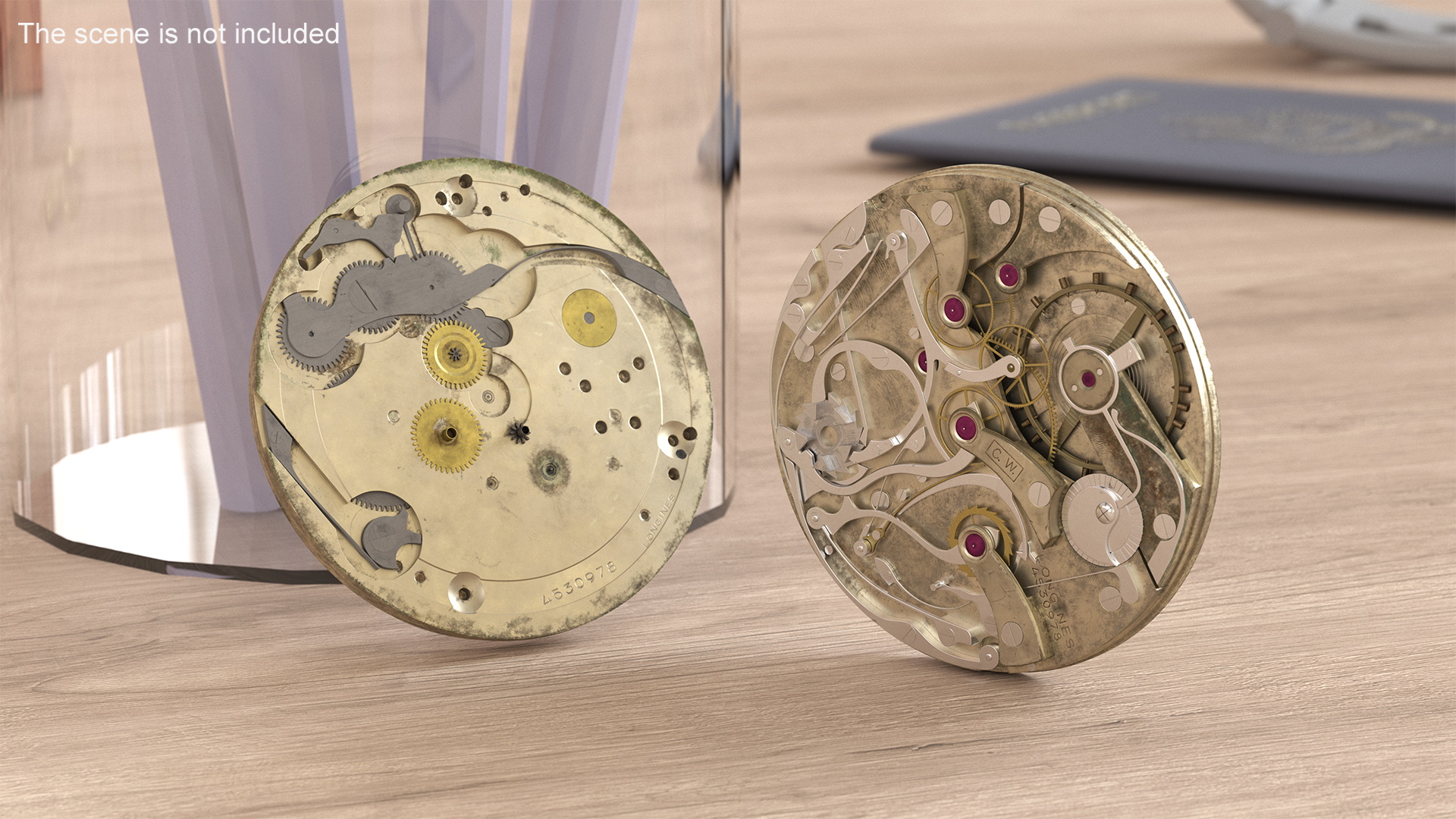 Pocket Watch Chronograph 3D model