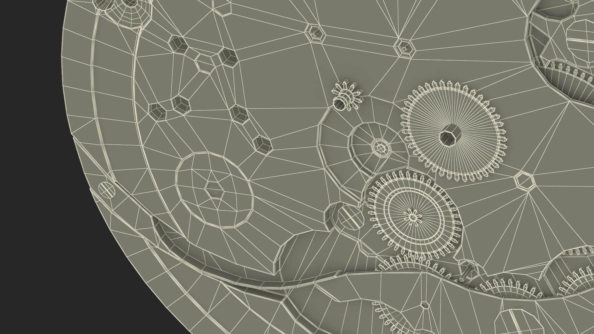 Pocket Watch Chronograph 3D model