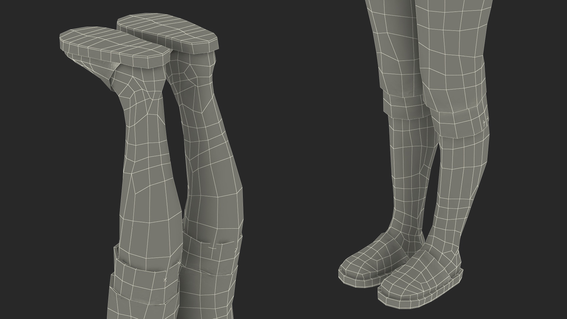 3D Girl Child Black Home Style Rigged for Cinema 4D model