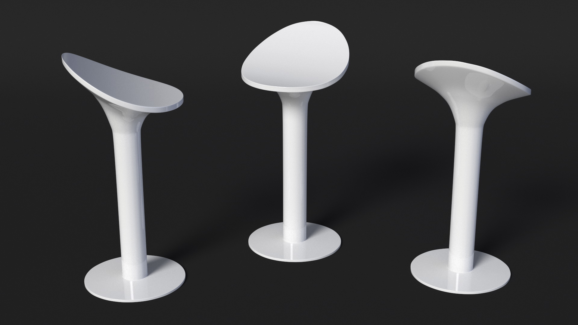 3D model Futuristic Bar Stool