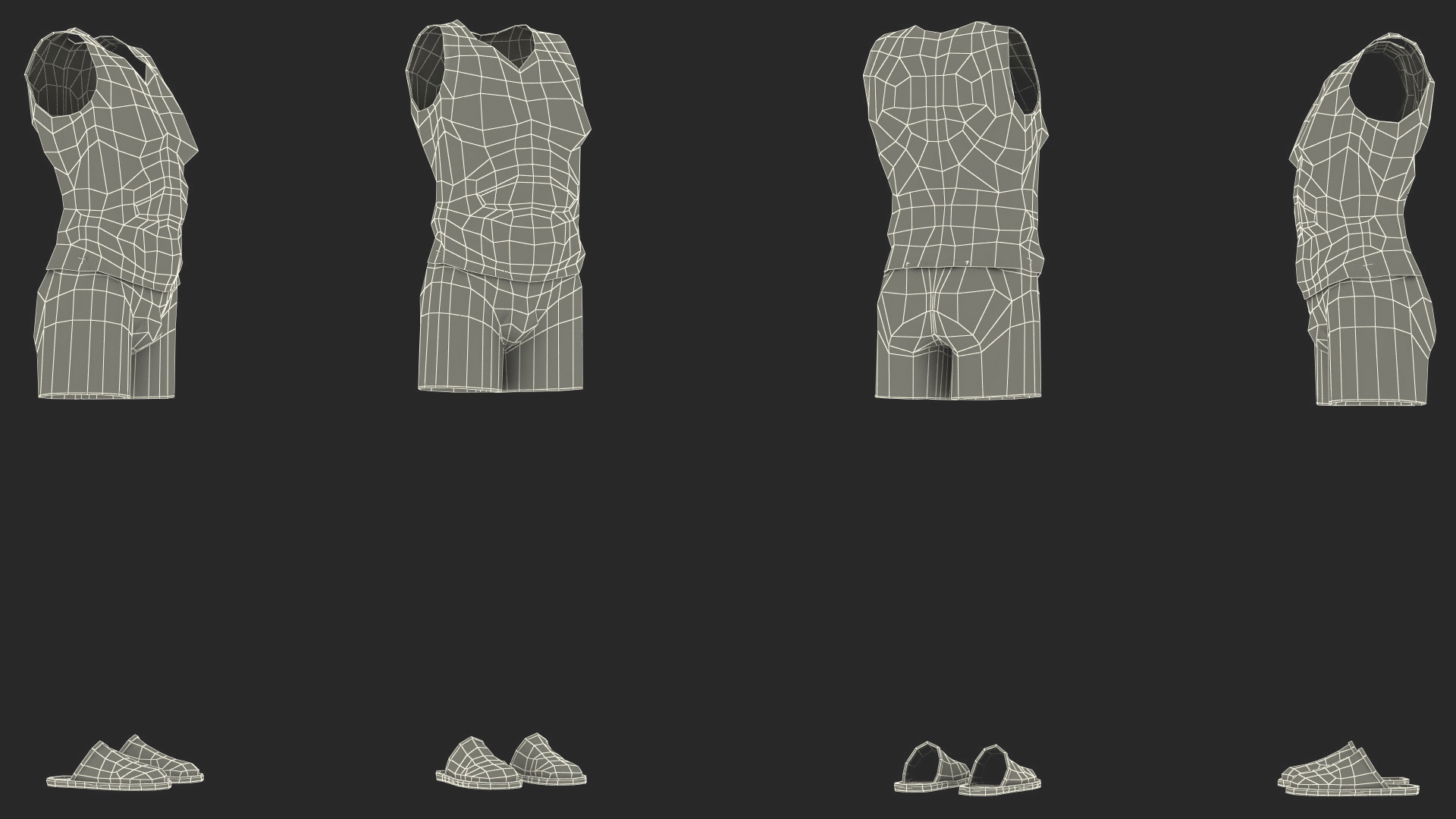 Nightwear Outfit for Men 3D model