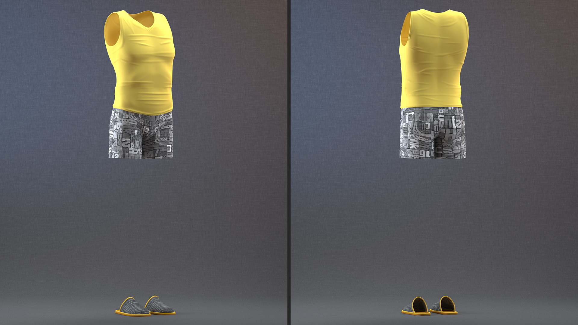 Nightwear Outfit for Men 3D model