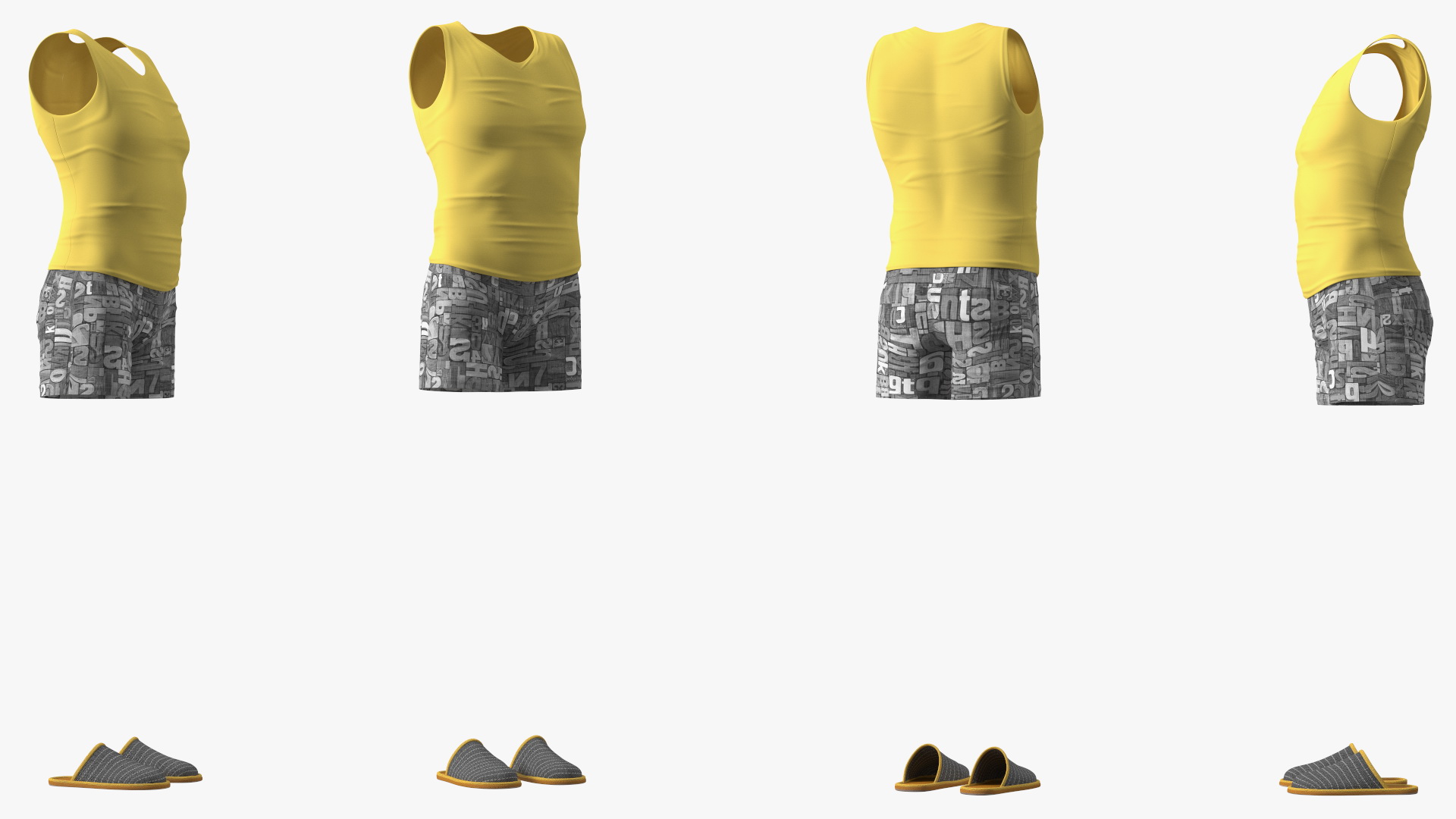 Nightwear Outfit for Men 3D model