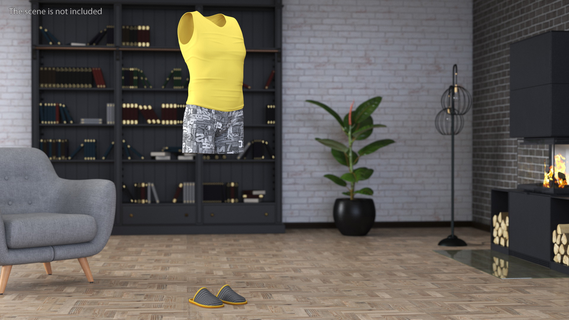 Nightwear Outfit for Men 3D model