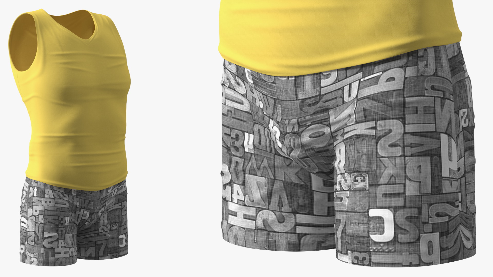 Nightwear Outfit for Men 3D model
