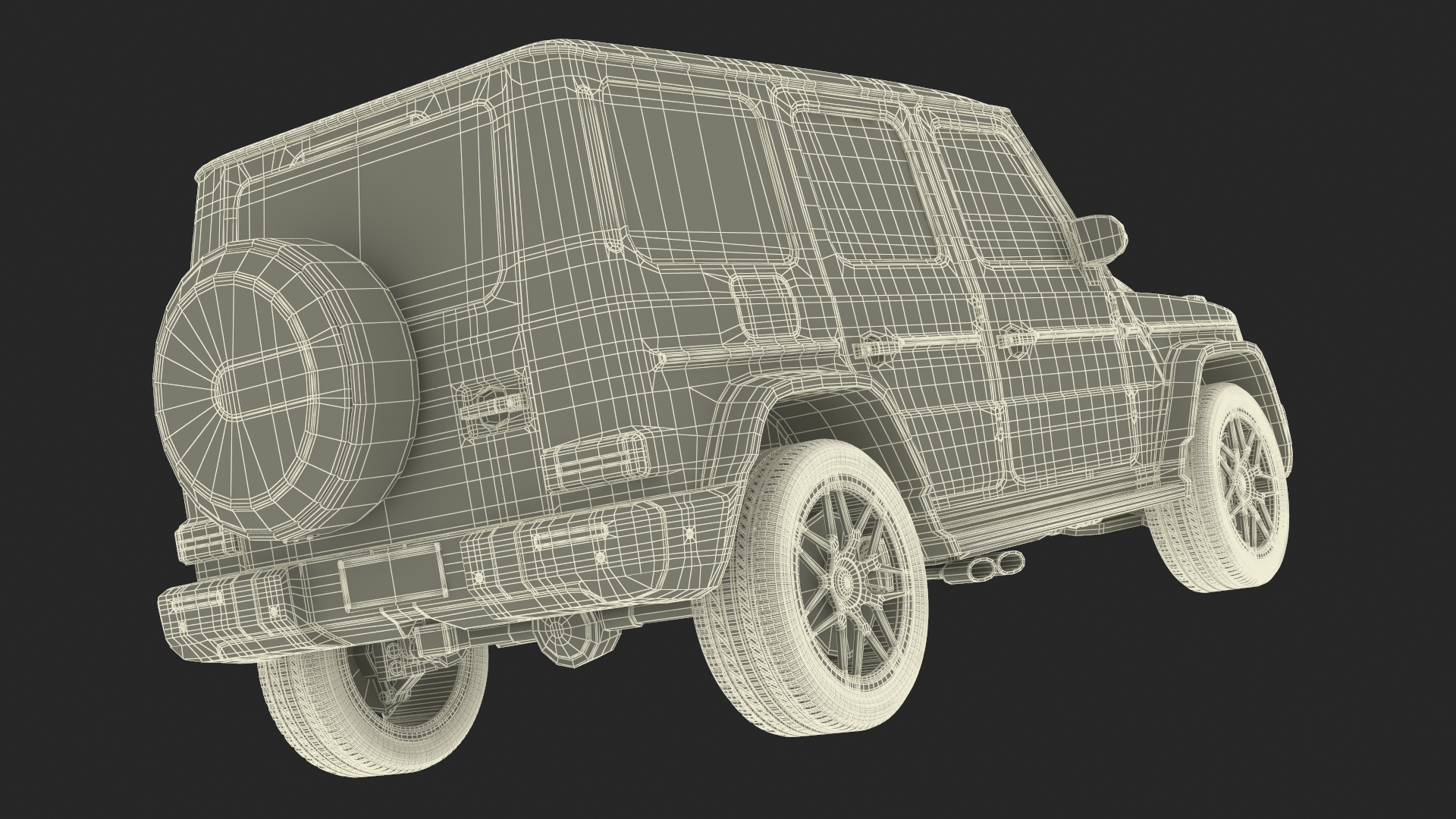 Modern Luxury SUV Blue 3D