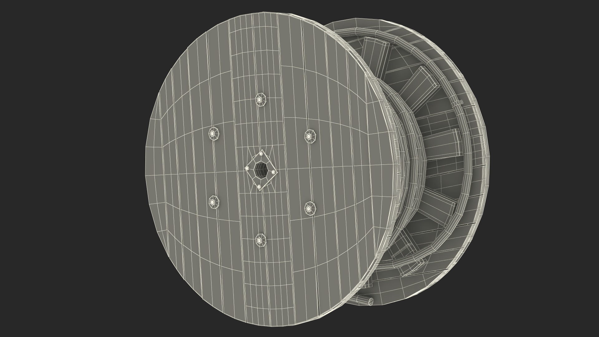 3D Cable Reel with Cable