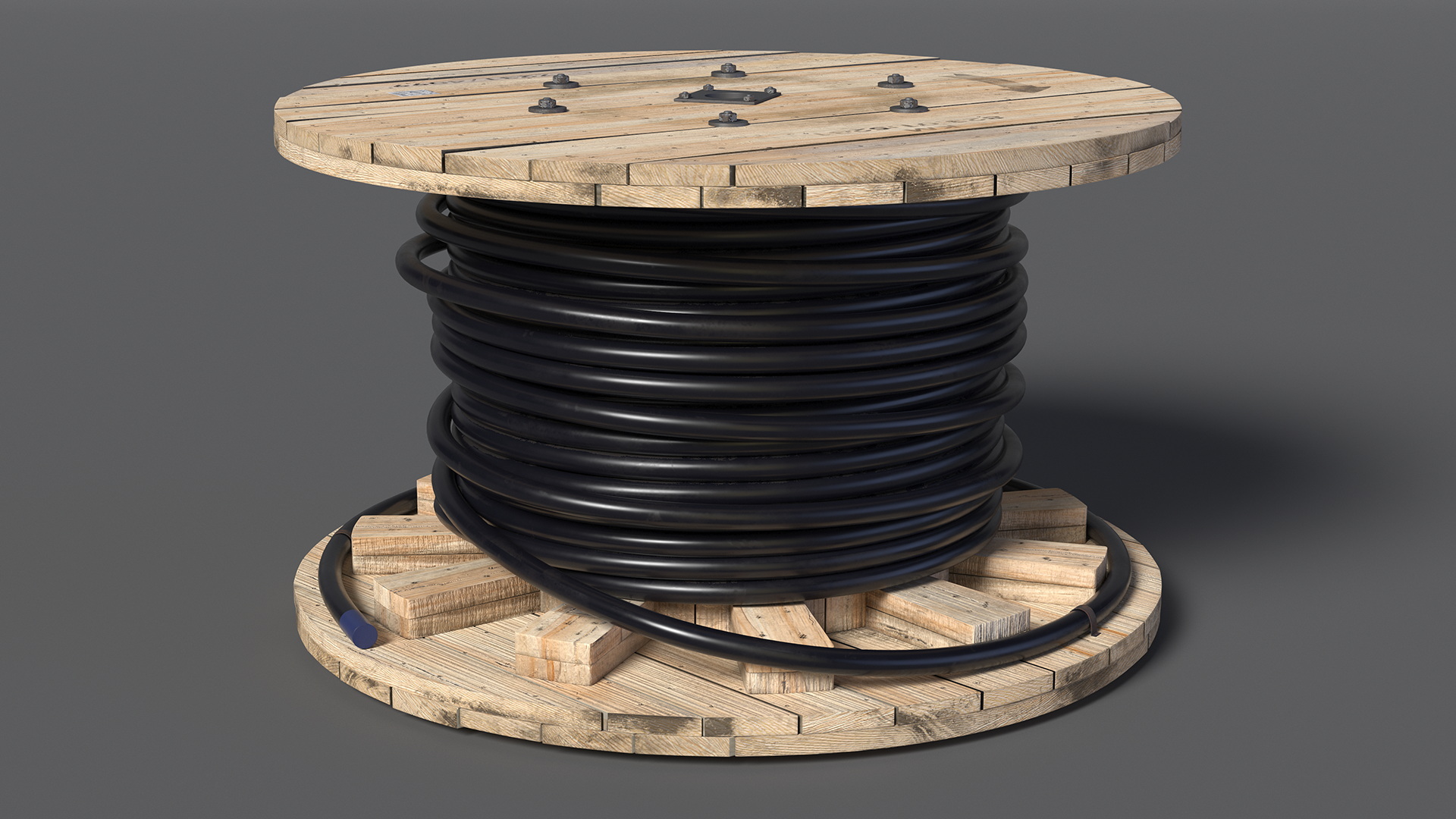 3D Cable Reel with Cable