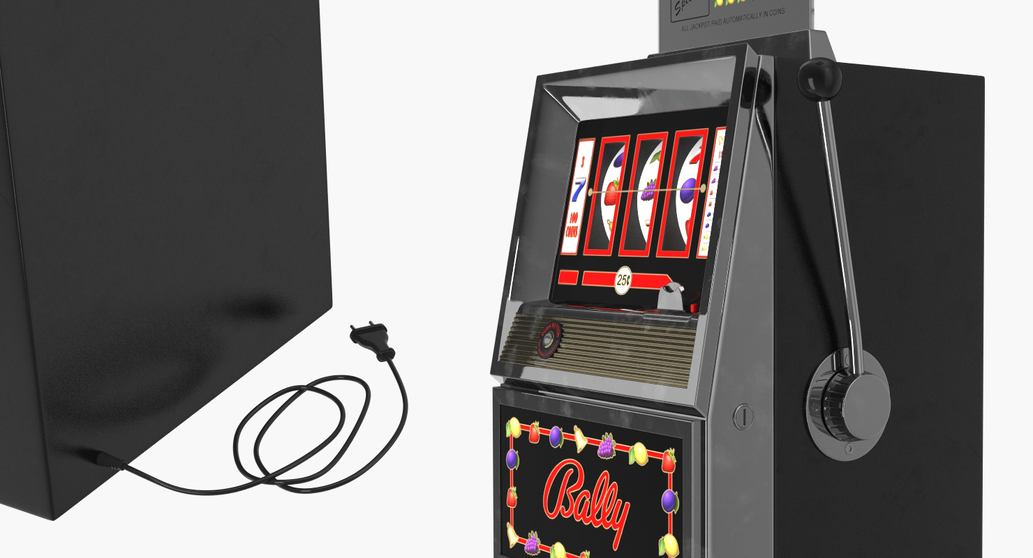 3D model Retro Money Honey Slot Machine