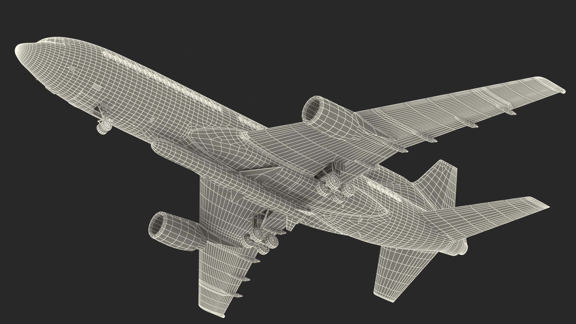 Lockheed L1011 Stargazer with Pegasus XL Rocket Rigged 3D model