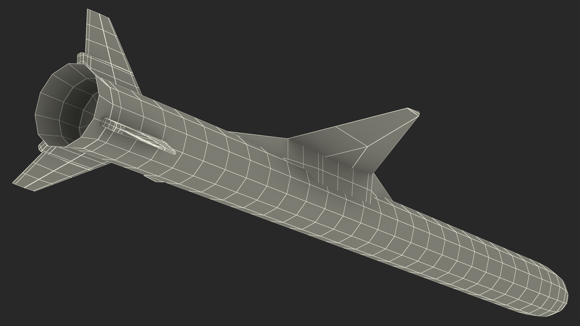 Lockheed L1011 Stargazer with Pegasus XL Rocket Rigged 3D model