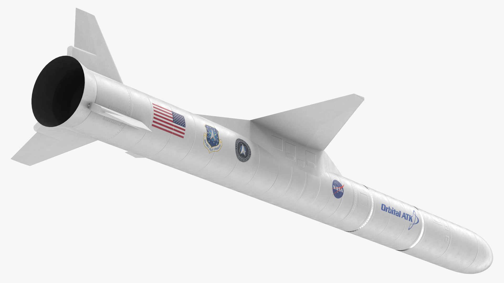 Lockheed L1011 Stargazer with Pegasus XL Rocket Rigged 3D model