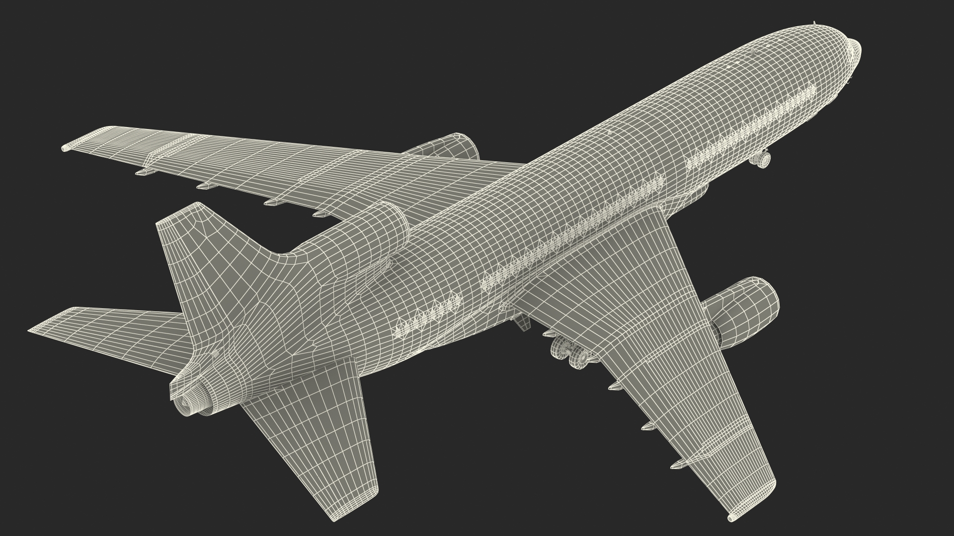 Lockheed L1011 Stargazer with Pegasus XL Rocket Rigged 3D model