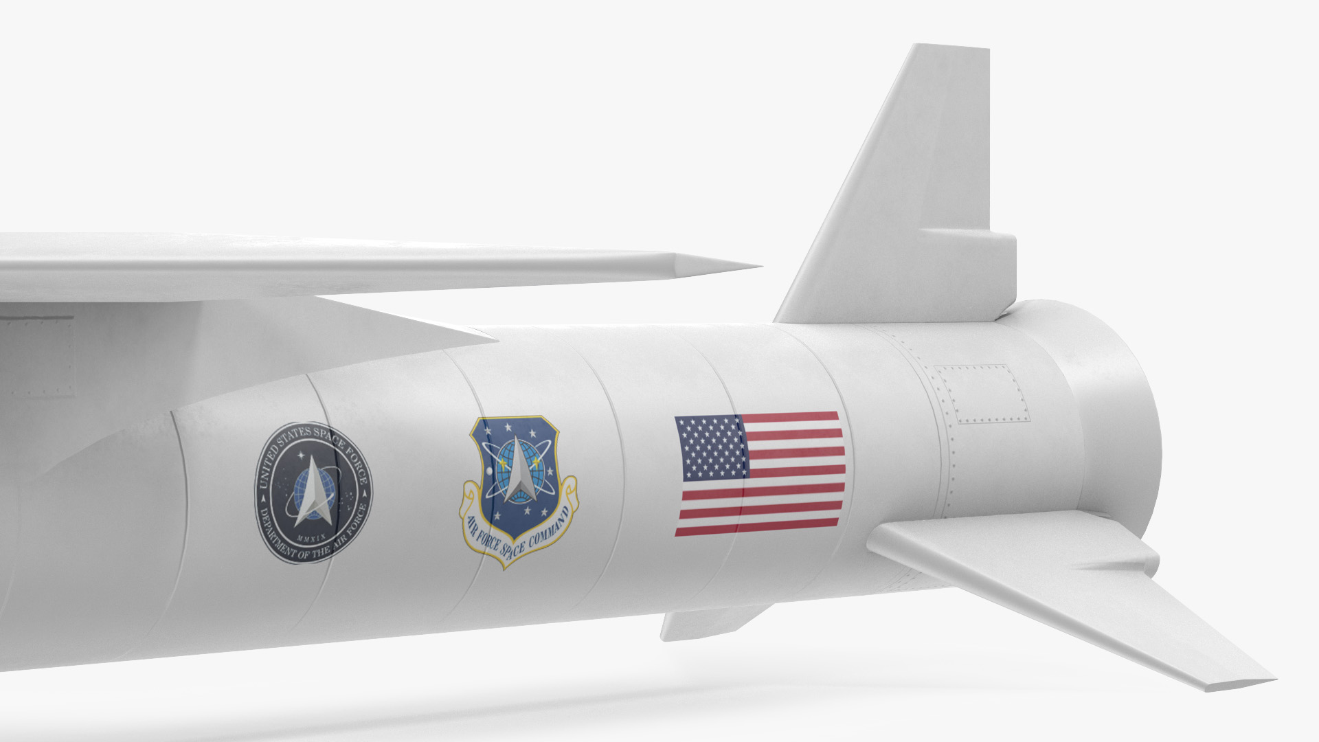 Lockheed L1011 Stargazer with Pegasus XL Rocket Rigged 3D model