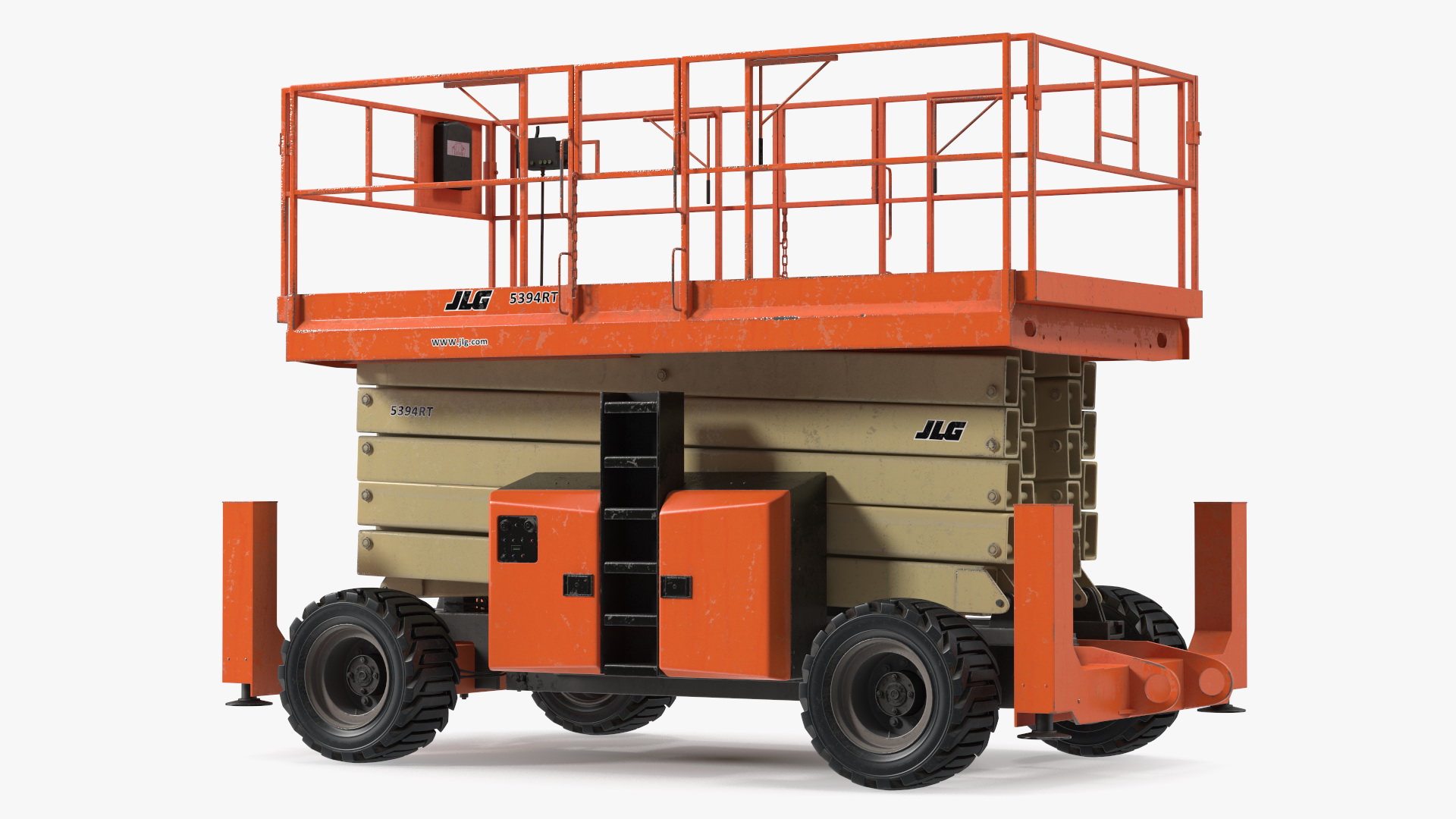3D JLG Scissor Lift 5394RT model