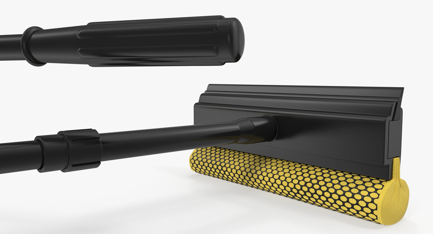 3D Window Squeegee and Sponge