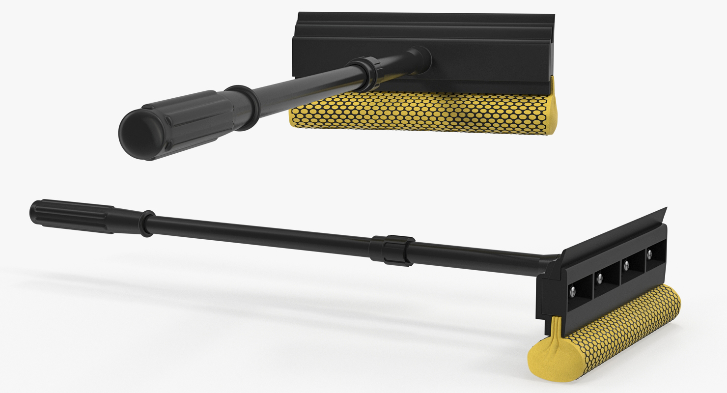 3D Window Squeegee and Sponge