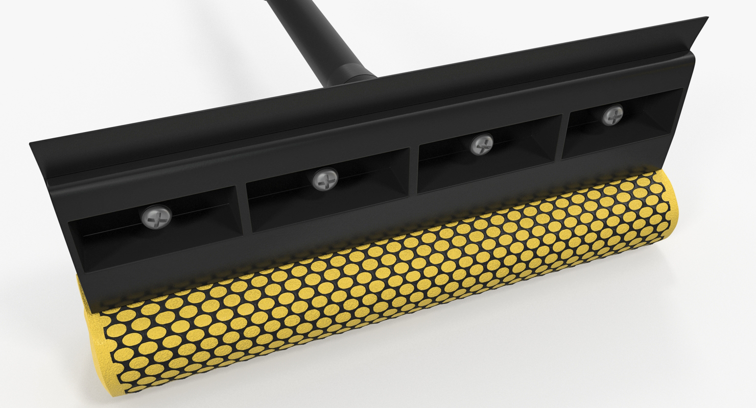 3D Window Squeegee and Sponge