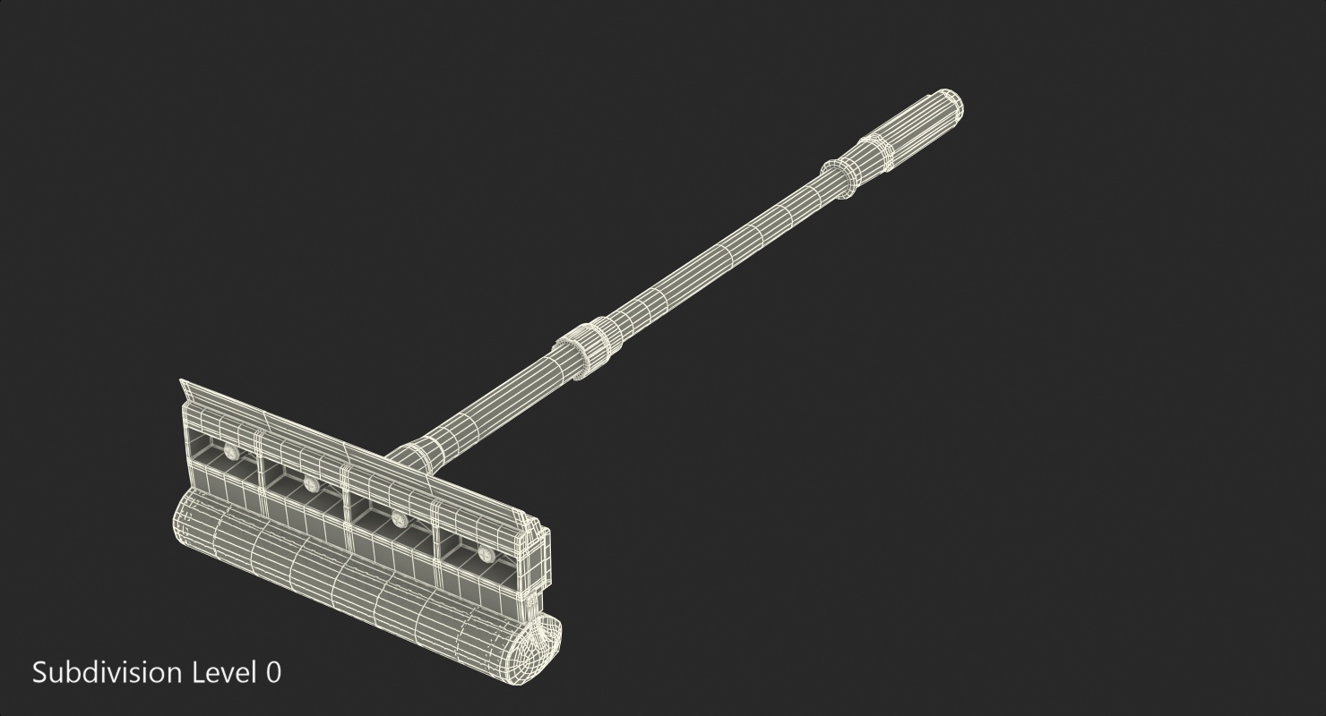 3D Window Squeegee and Sponge