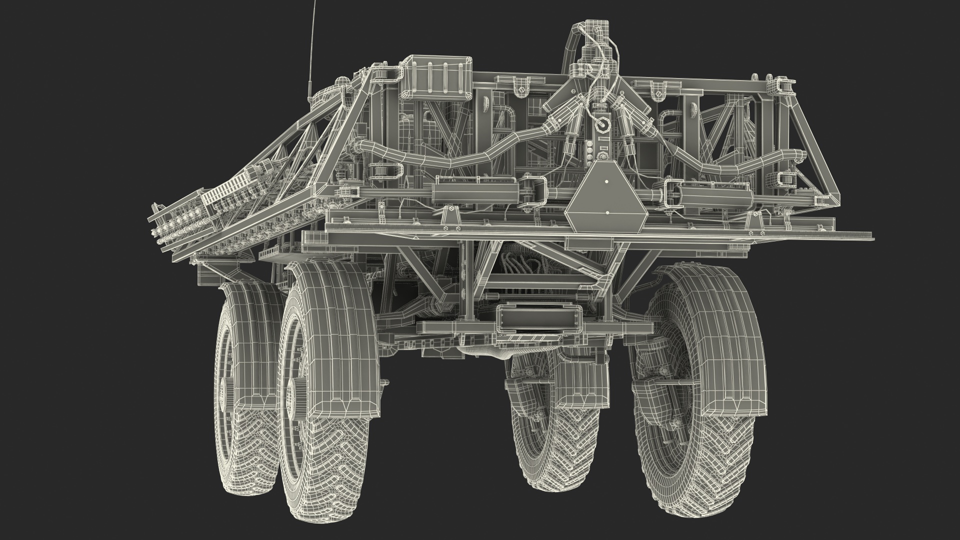 Self Propelled Sprayer Generic Rigged 3D