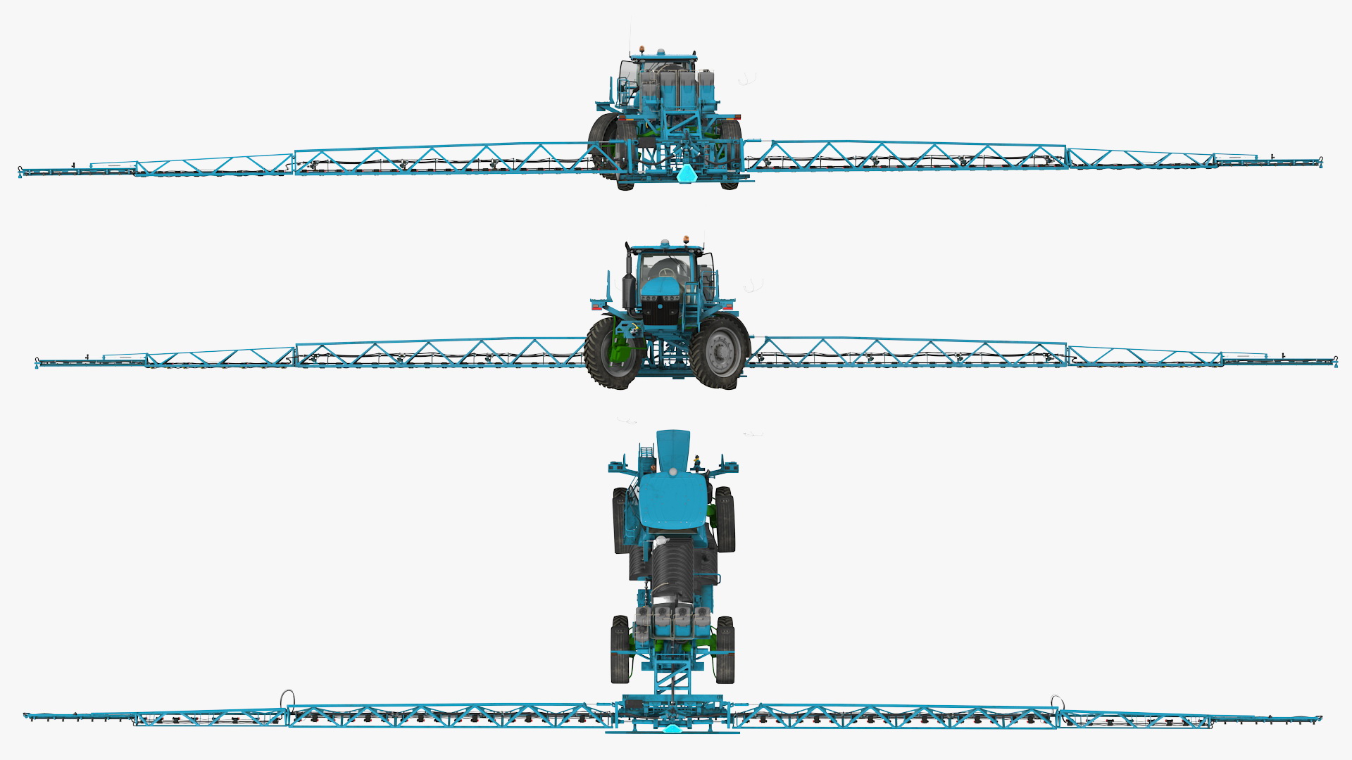Self Propelled Sprayer Generic Rigged 3D