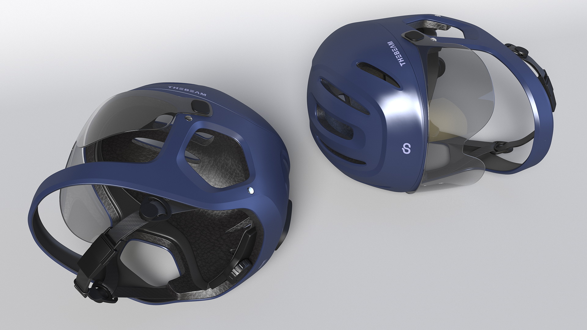 Virgo Move Full-Face Helmet Blue 3D