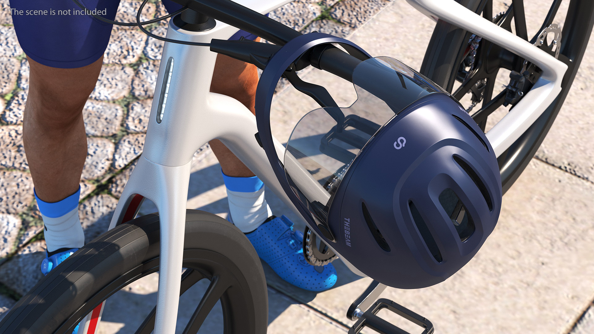 Virgo Move Full-Face Helmet Blue 3D