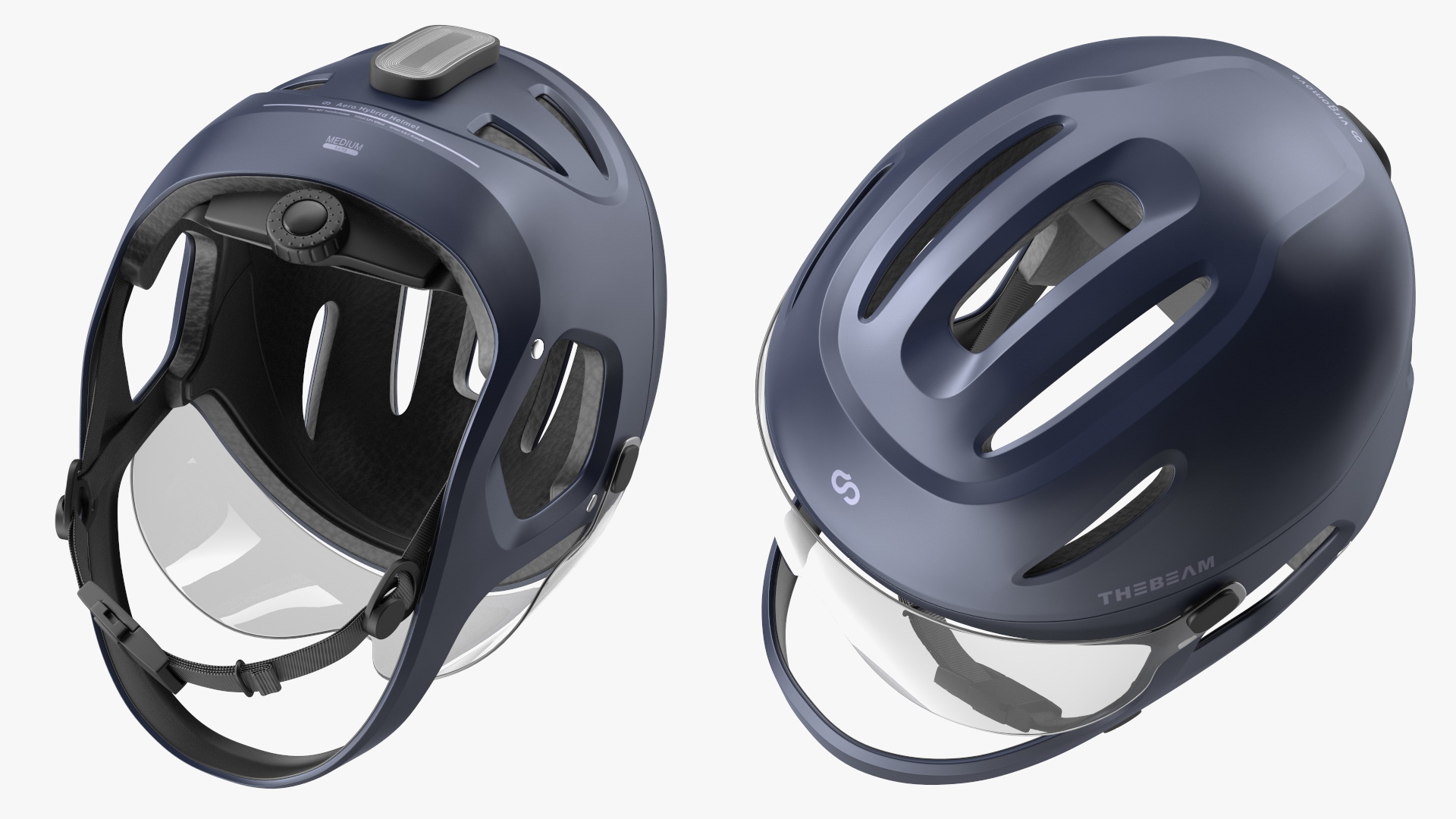 Virgo Move Full-Face Helmet Blue 3D