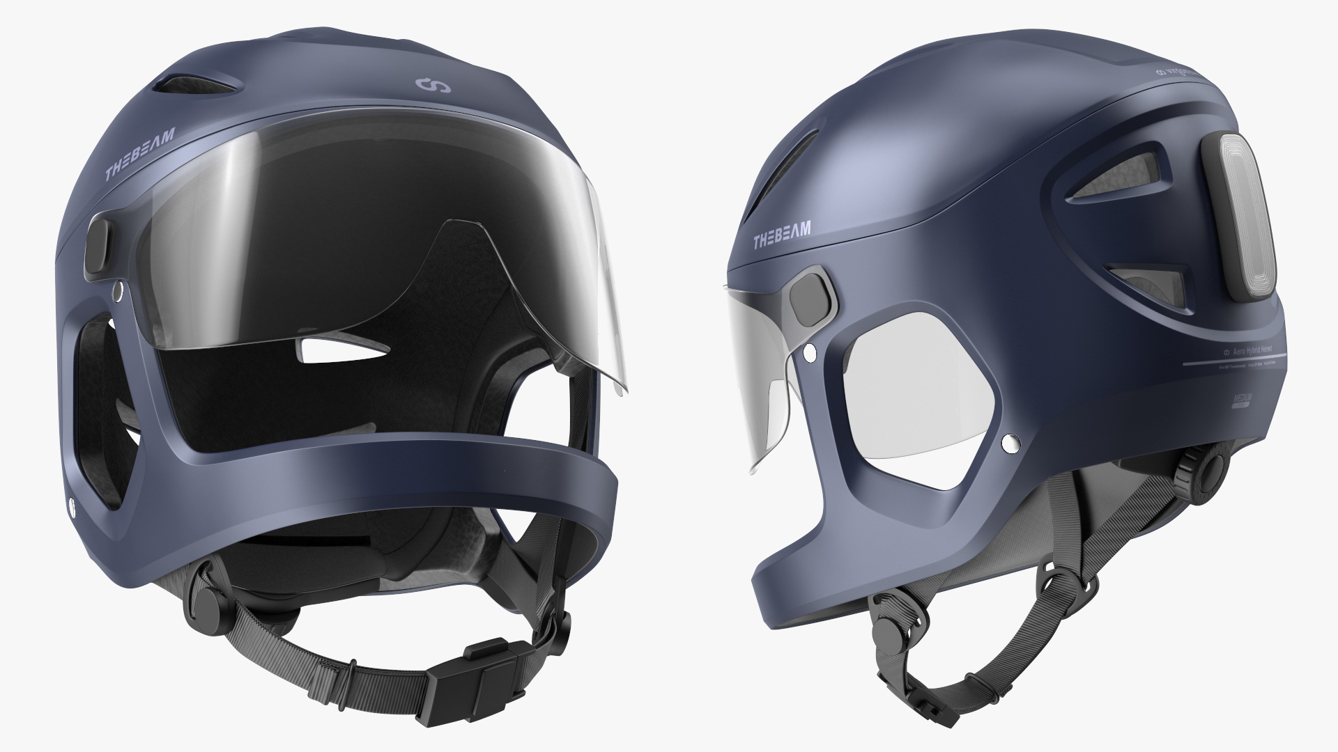 Virgo Move Full-Face Helmet Blue 3D