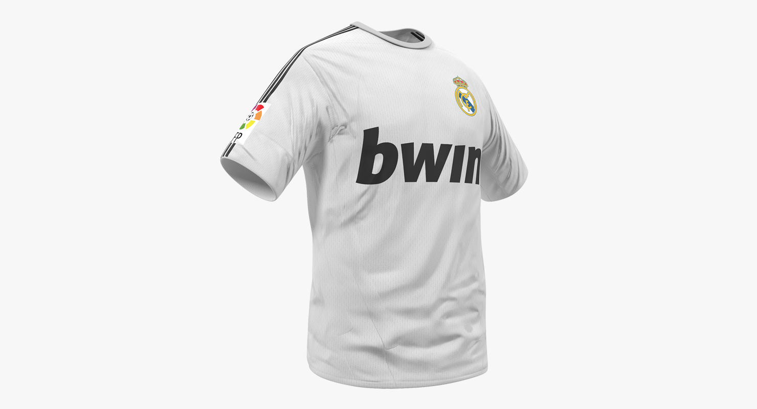 3D Soccer T Shirt Real Madrid 2 model