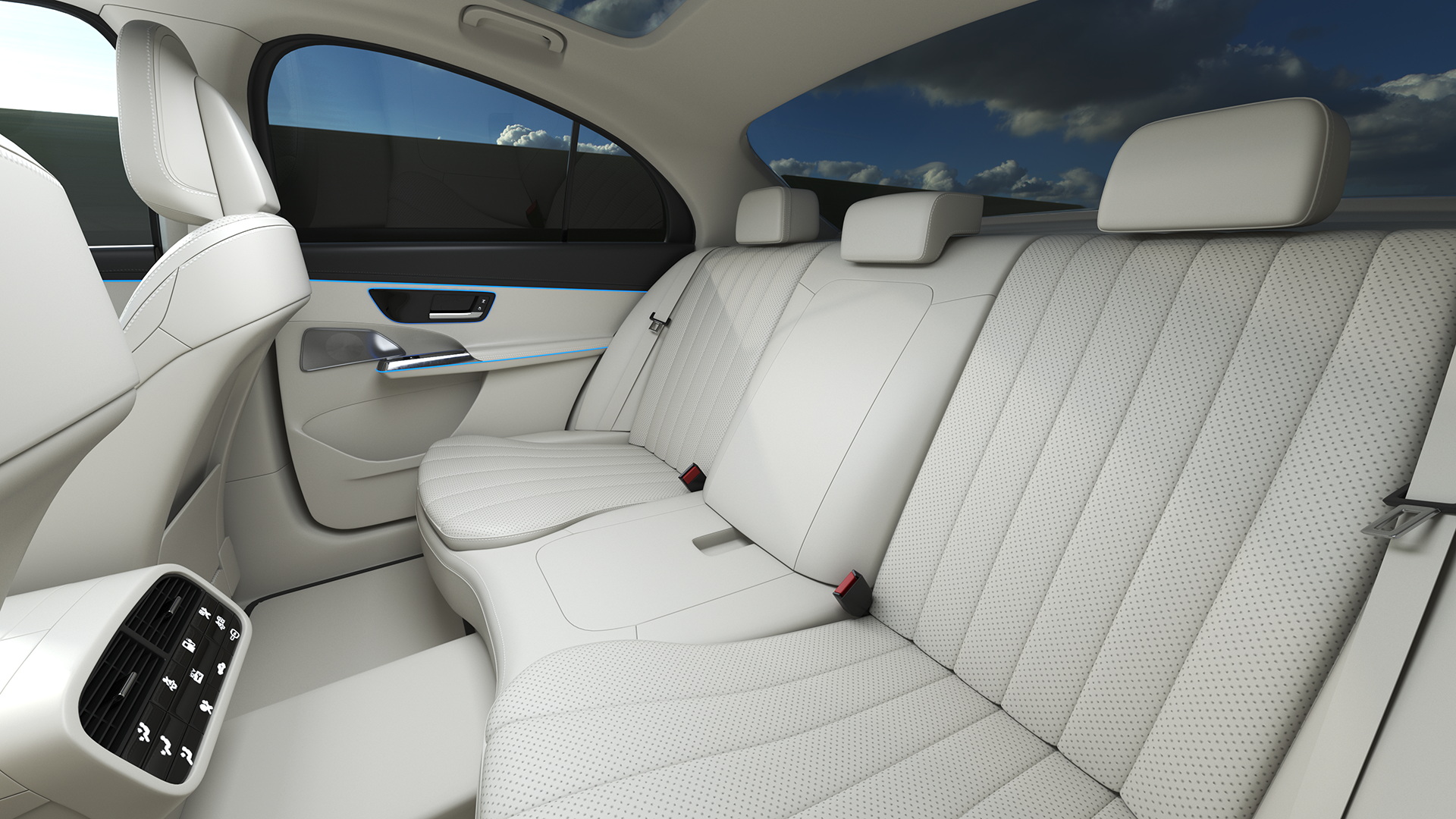 Mercedes E-class White Color Rigged for Cinema 4D 3D model