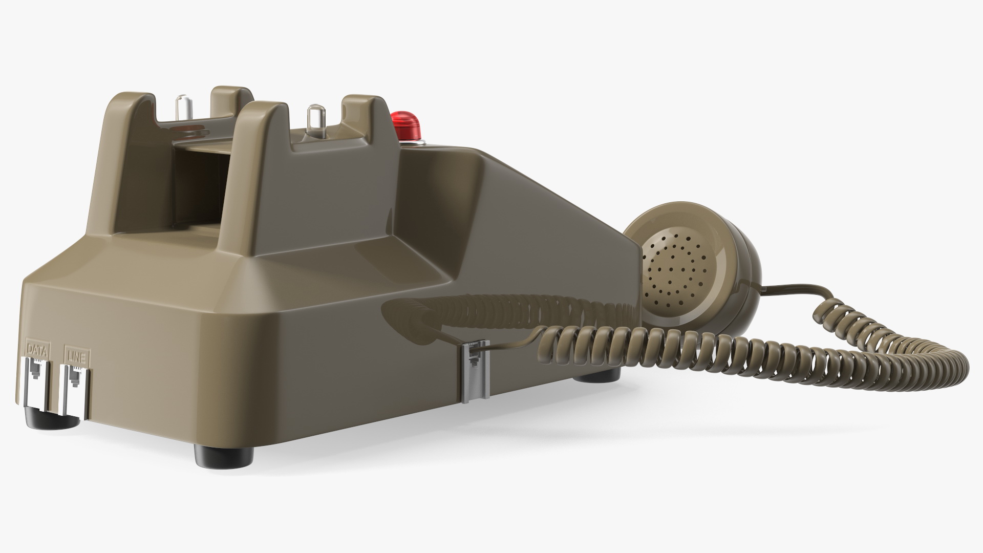 3D Vintage Telephone Off Hook