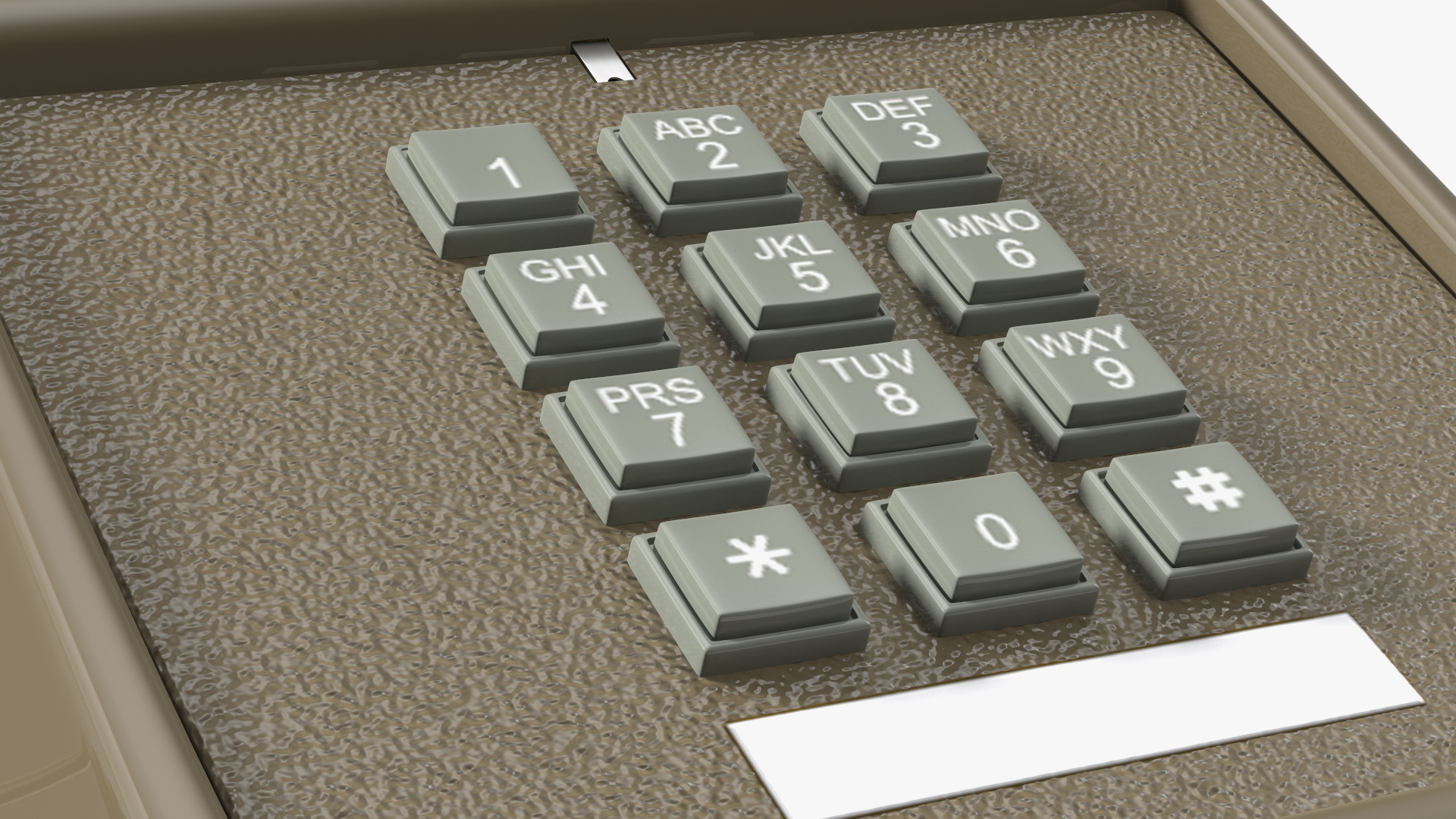 3D Vintage Telephone Off Hook
