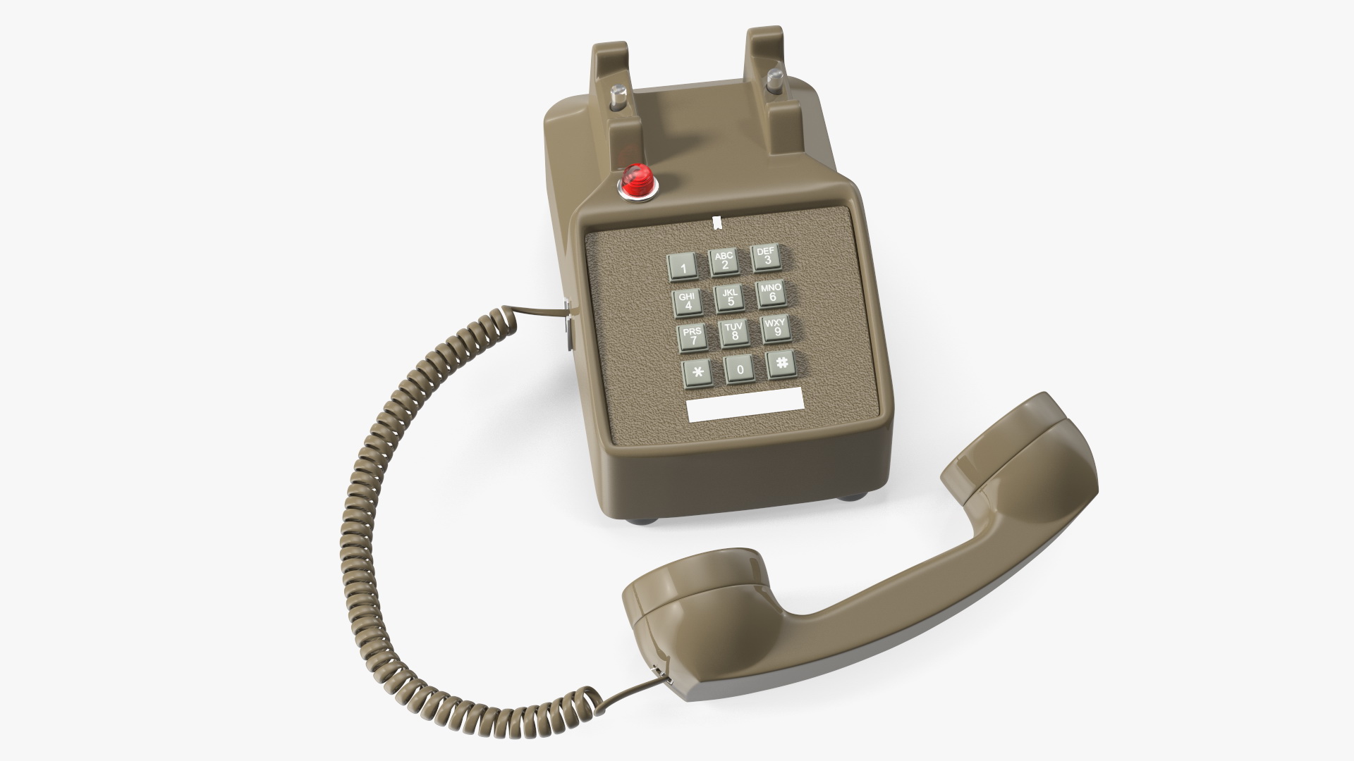 3D Vintage Telephone Off Hook