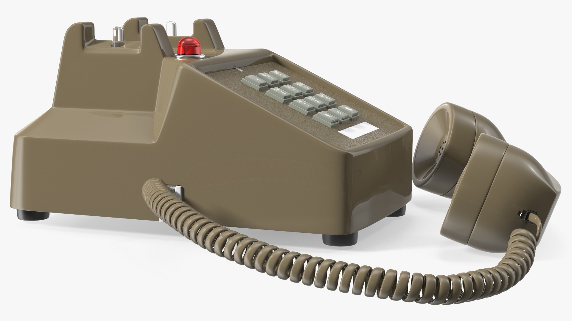 3D Vintage Telephone Off Hook