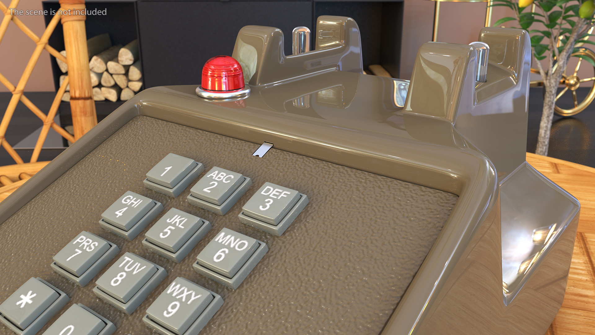 3D Vintage Telephone Off Hook