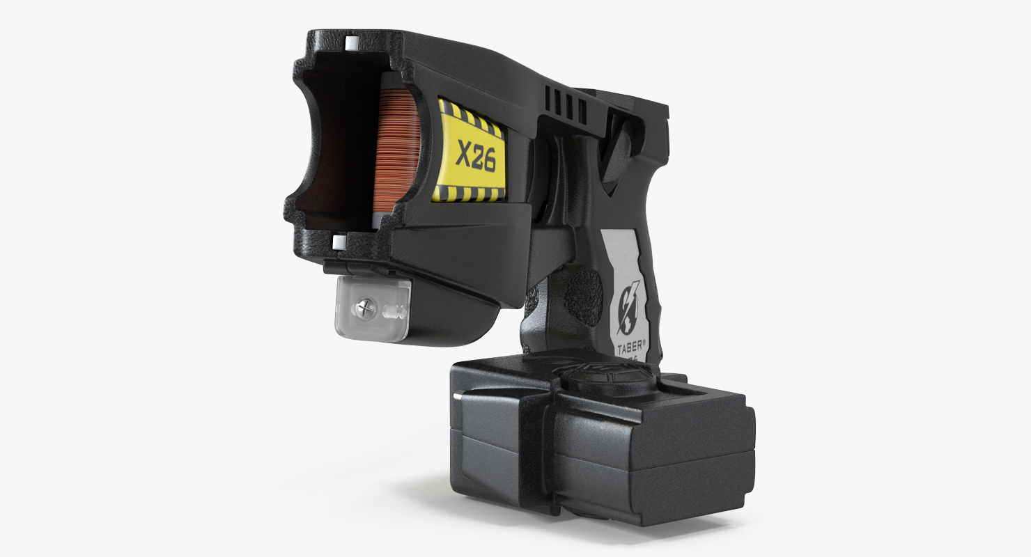 3D model Police Taser Gun X26
