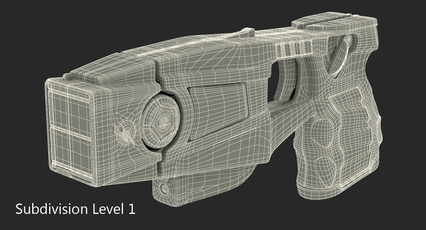 3D model Police Taser Gun X26