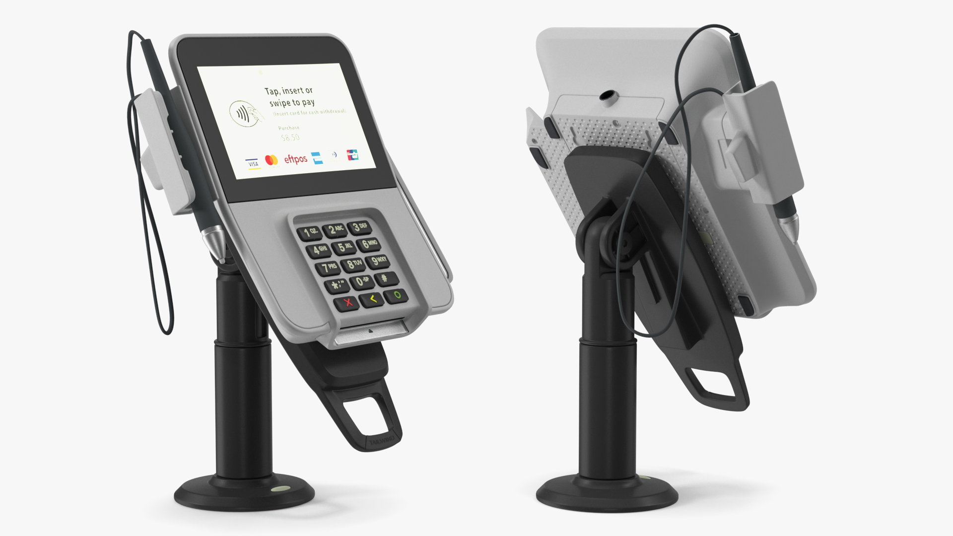 Payment Terminal Carrying Table Bracket 3D model