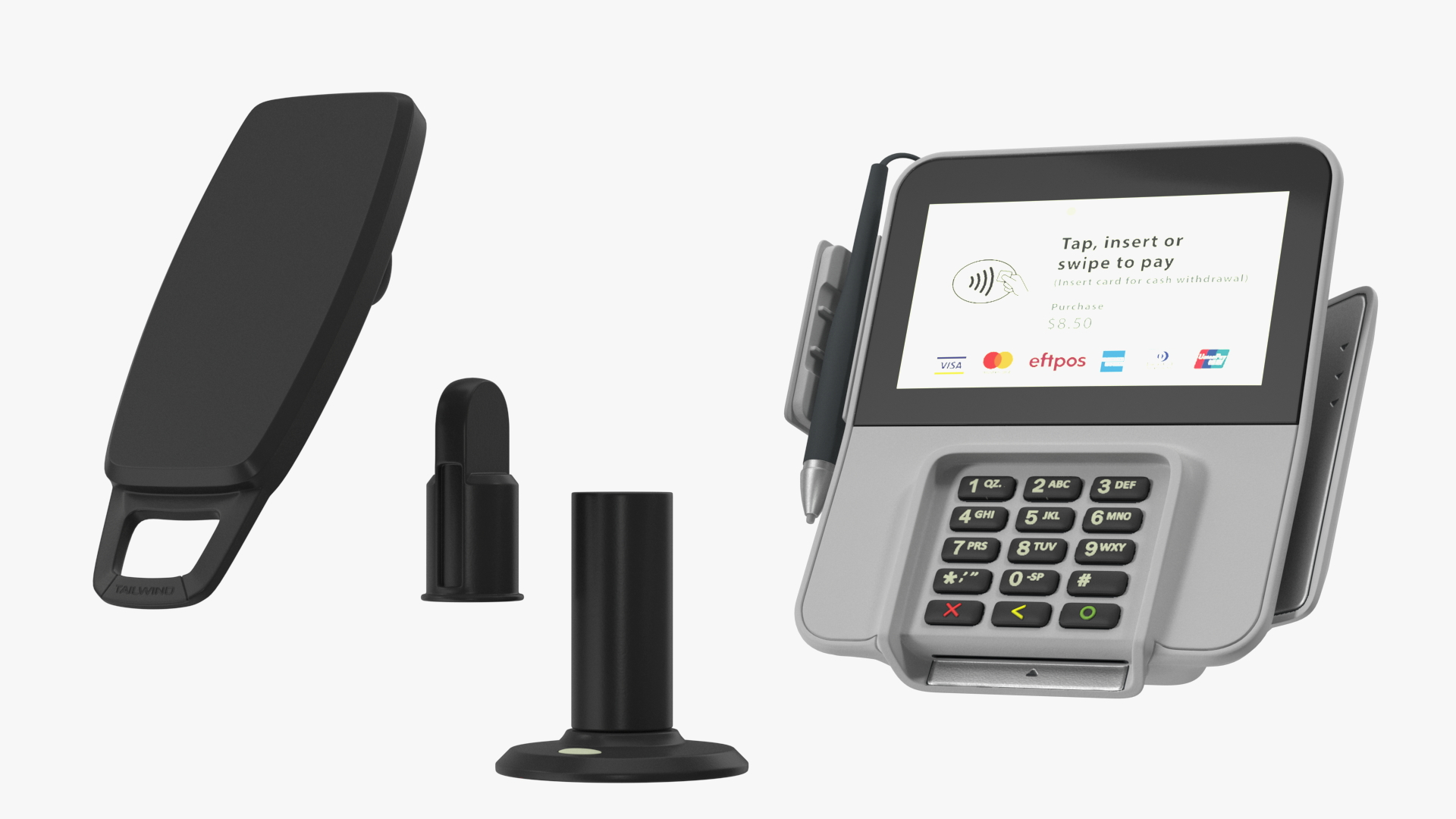 Payment Terminal Carrying Table Bracket 3D model