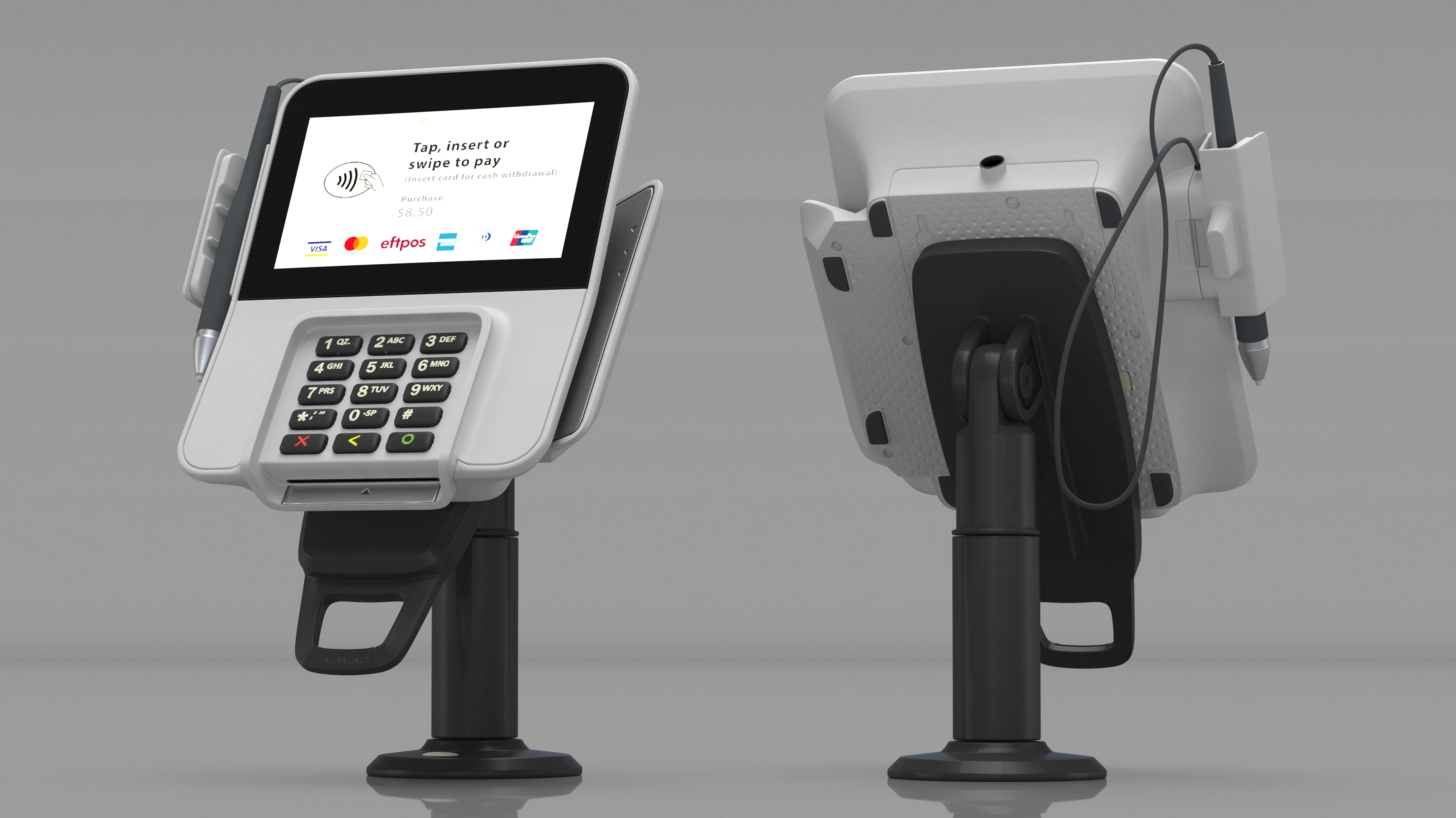 Payment Terminal Carrying Table Bracket 3D model
