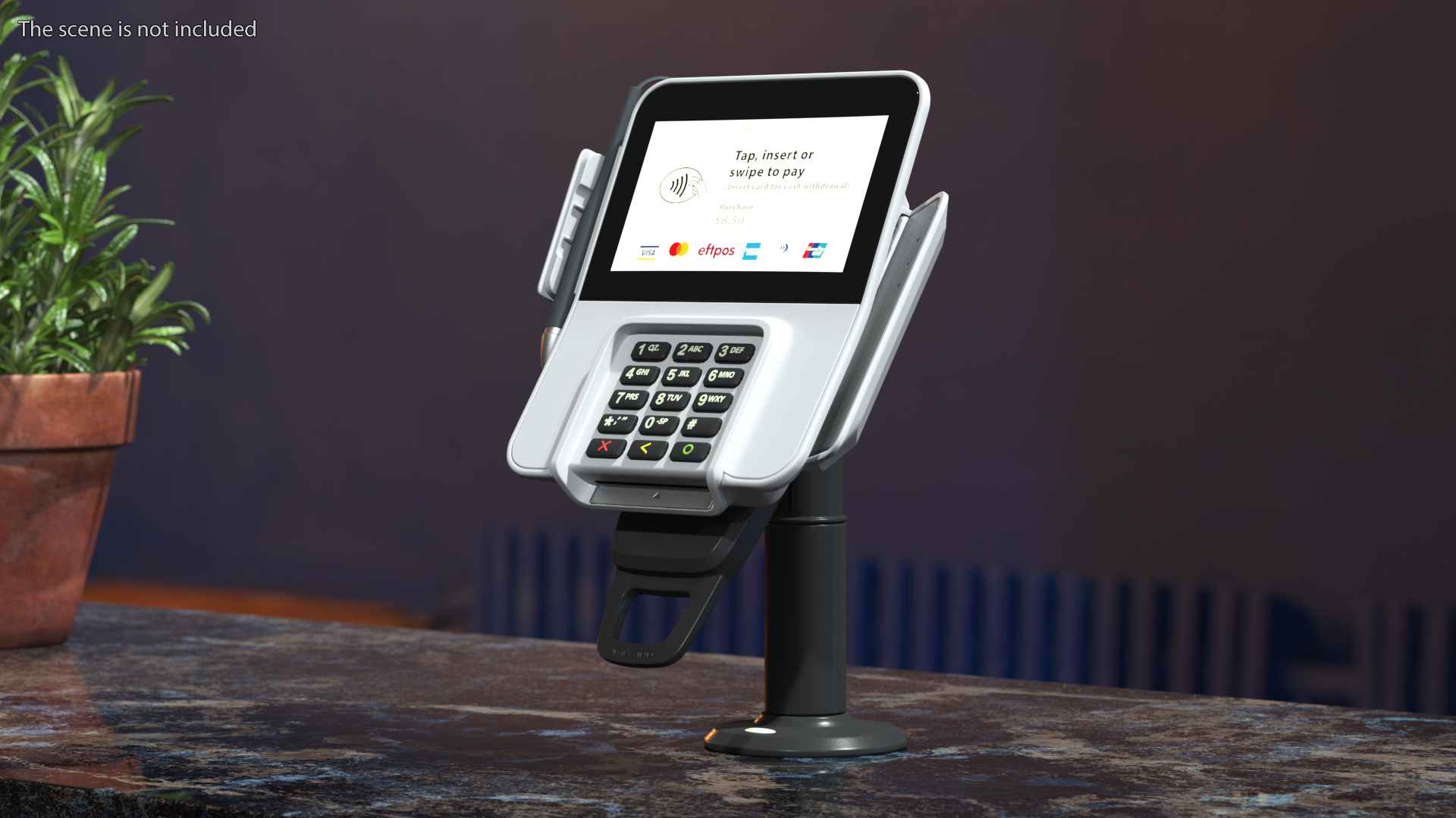 Payment Terminal Carrying Table Bracket 3D model