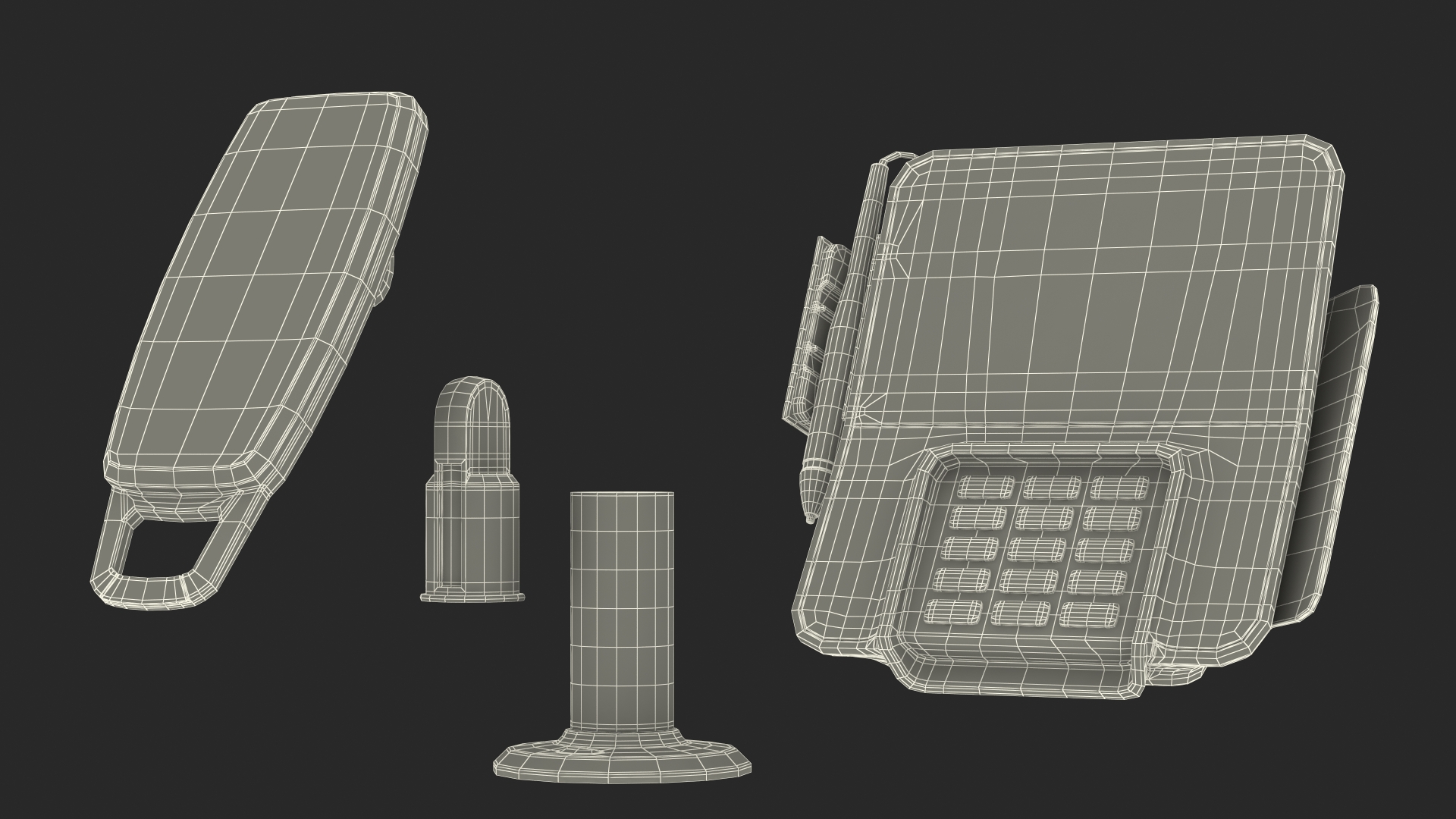 Payment Terminal Carrying Table Bracket 3D model