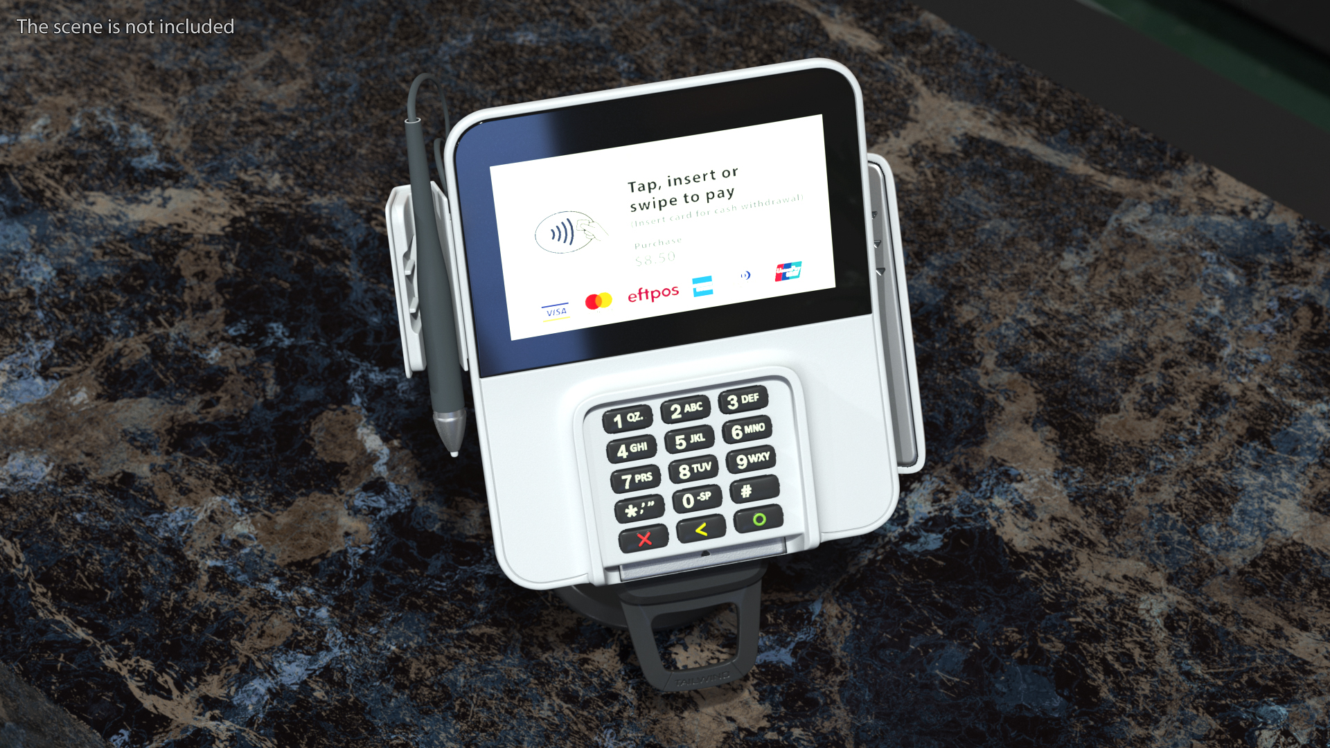Payment Terminal Carrying Table Bracket 3D model