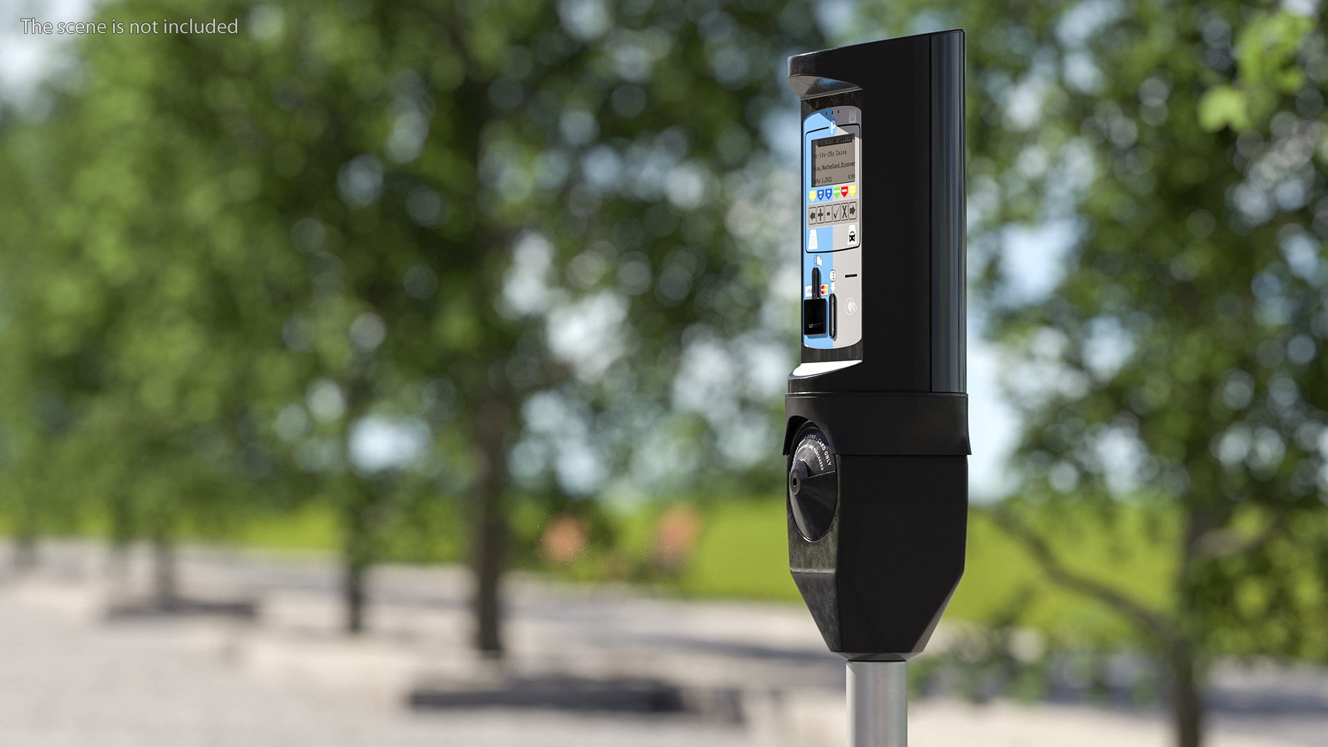 3D MKBeacon Smart Parking Meter model