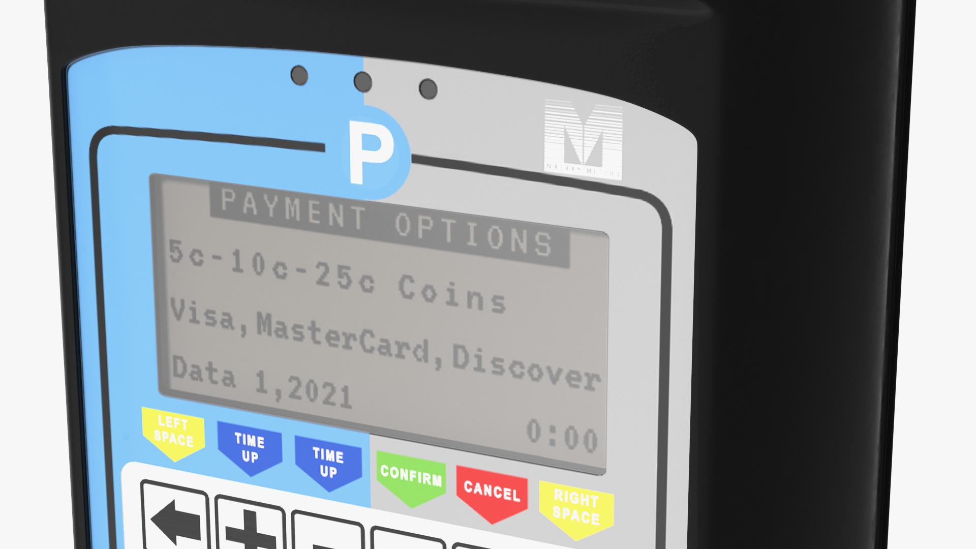 3D MKBeacon Smart Parking Meter model