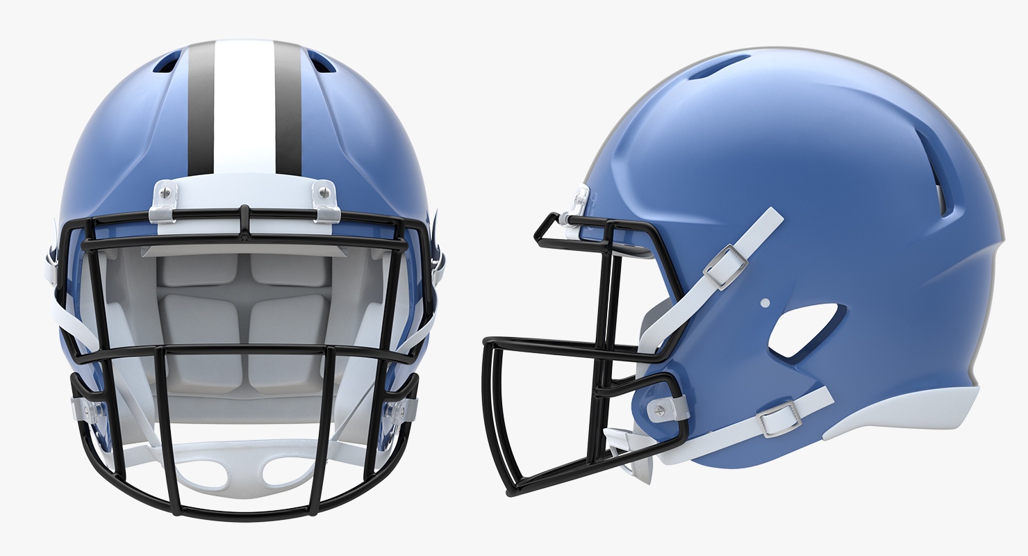 3D American Football Player Fur model