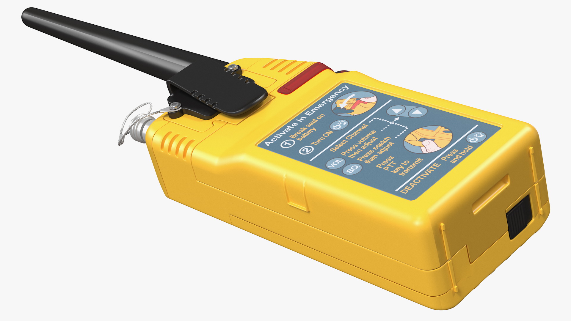 3D Ocean Signal SafeSea V100 GMDSS VHF Radio