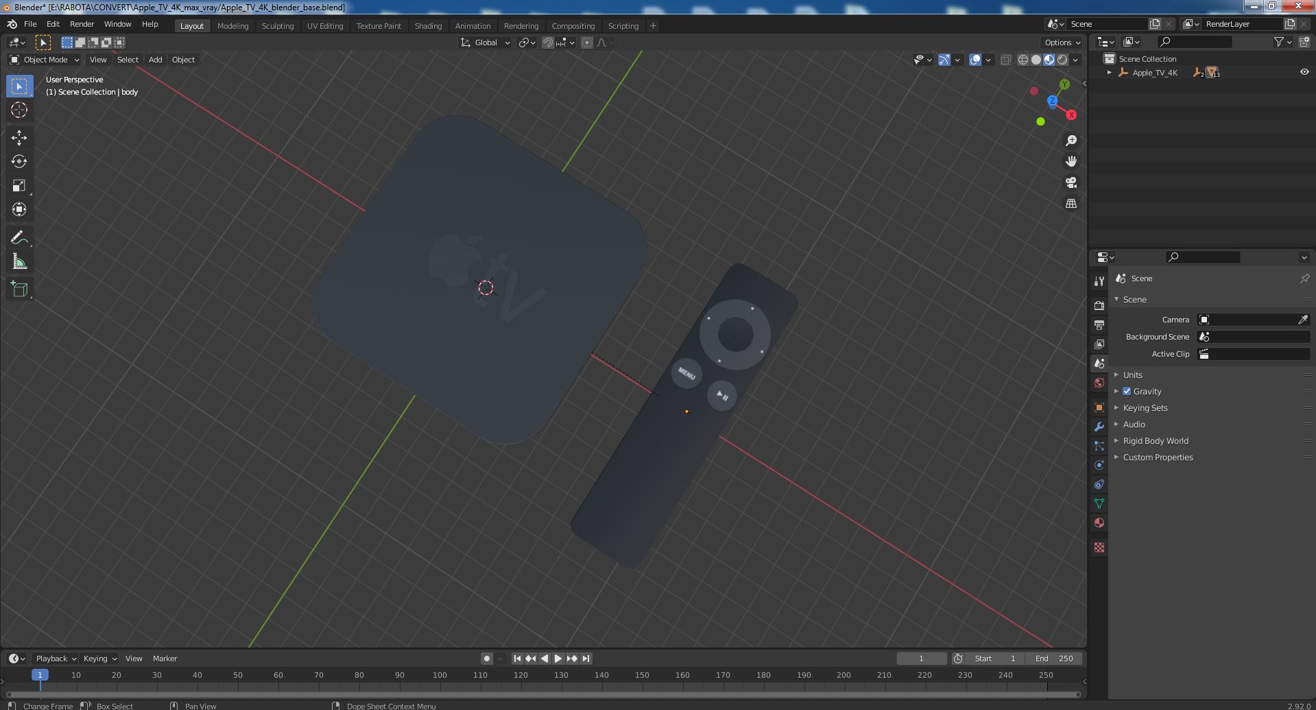 3D Apple TV 4K