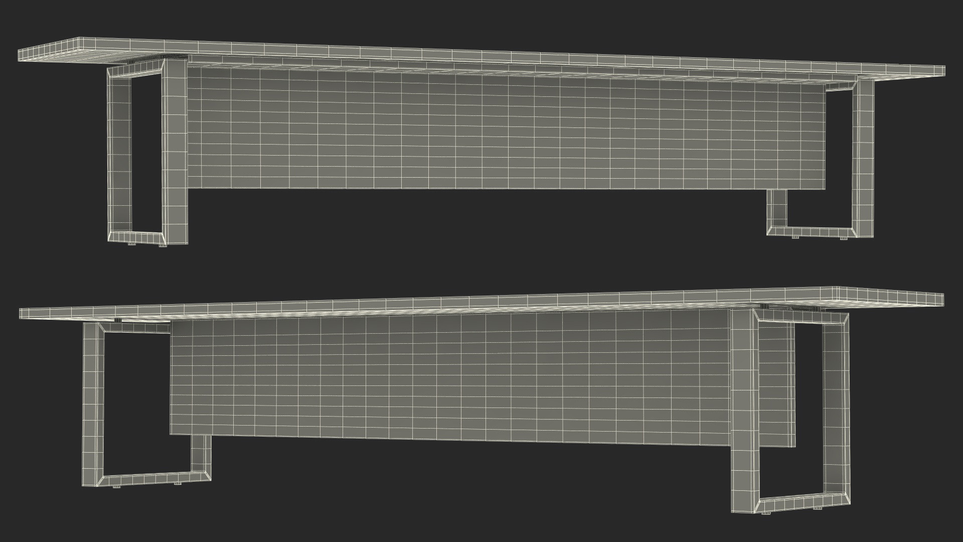 3D model Classroom Table